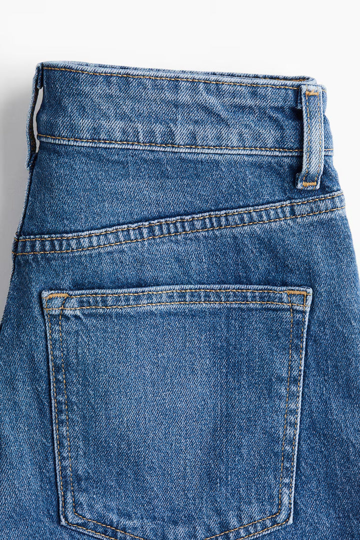 H&M HIGH WAIST DENIM SHORTS