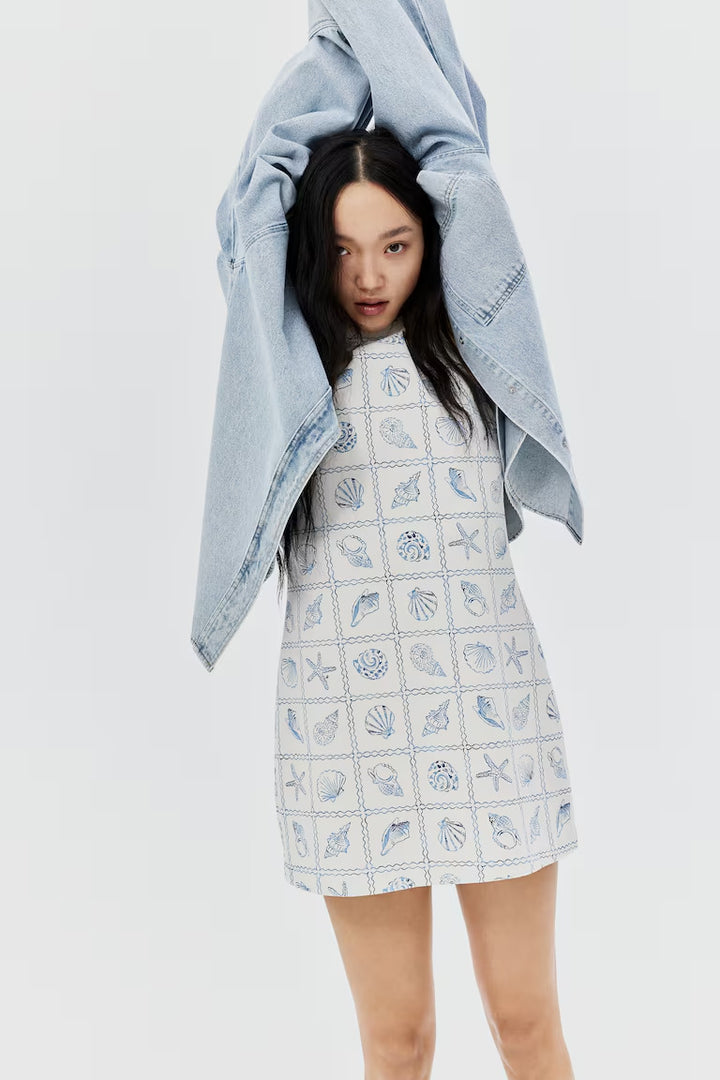 H&M Open-Back Cotton Dress