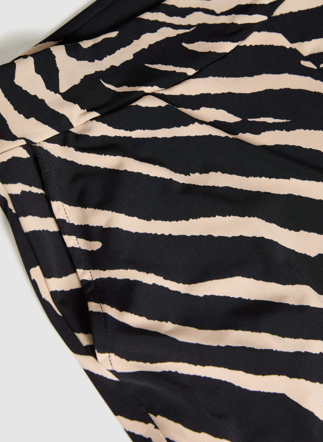 LAURA Olivia Zebra Print Wide-Leg Pants