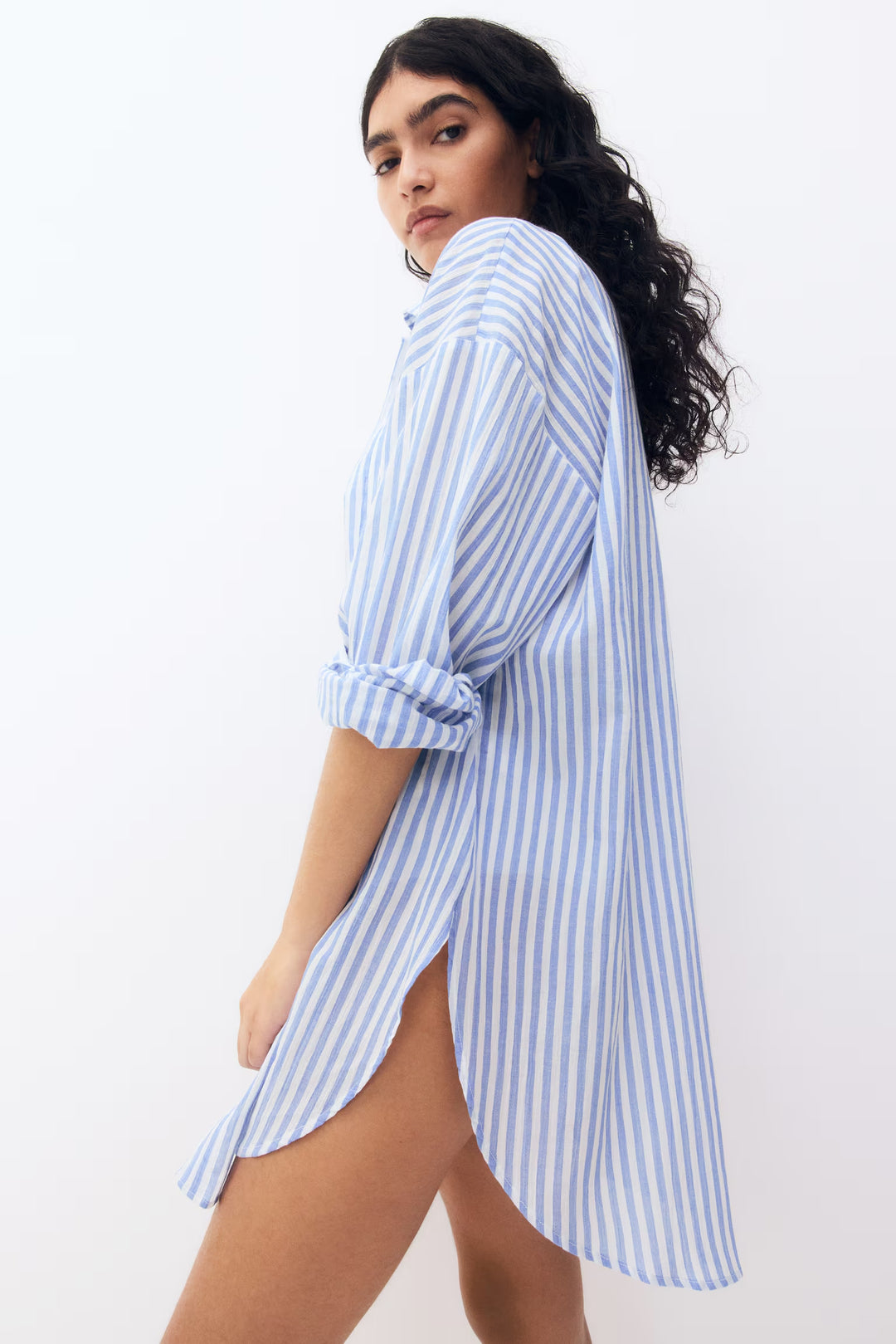 H&M Long Cotton Shirt
