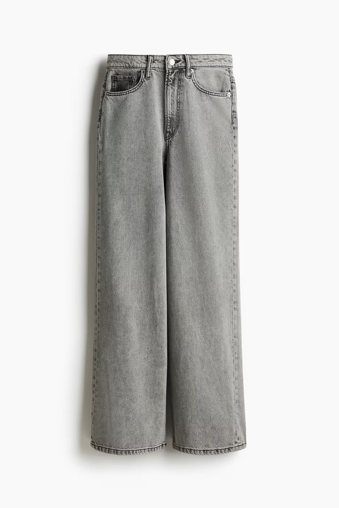 H&M Feather Soft Super Wide Ultra High Jeans