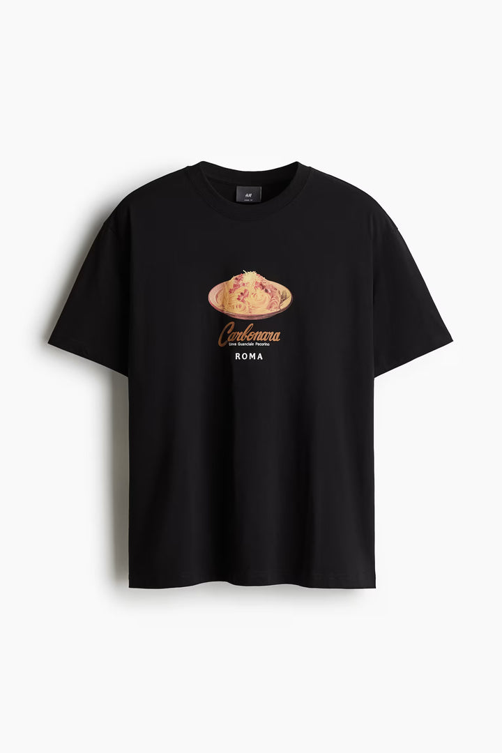 H&M Loose Fit Printed T-shirt