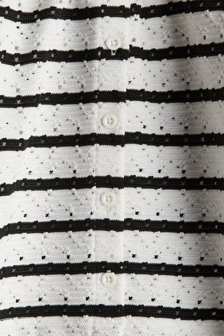 H&M Pointelle Jersey Cardigan