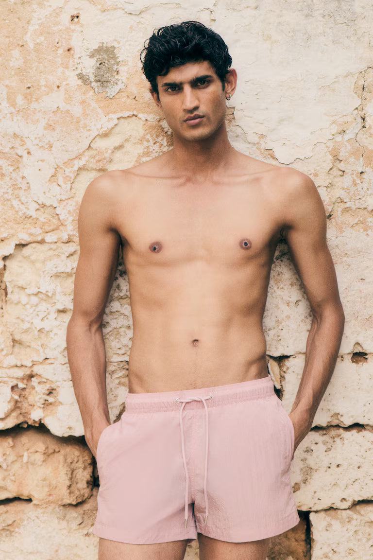 H&M Crinkled Nylon Swim Shorts