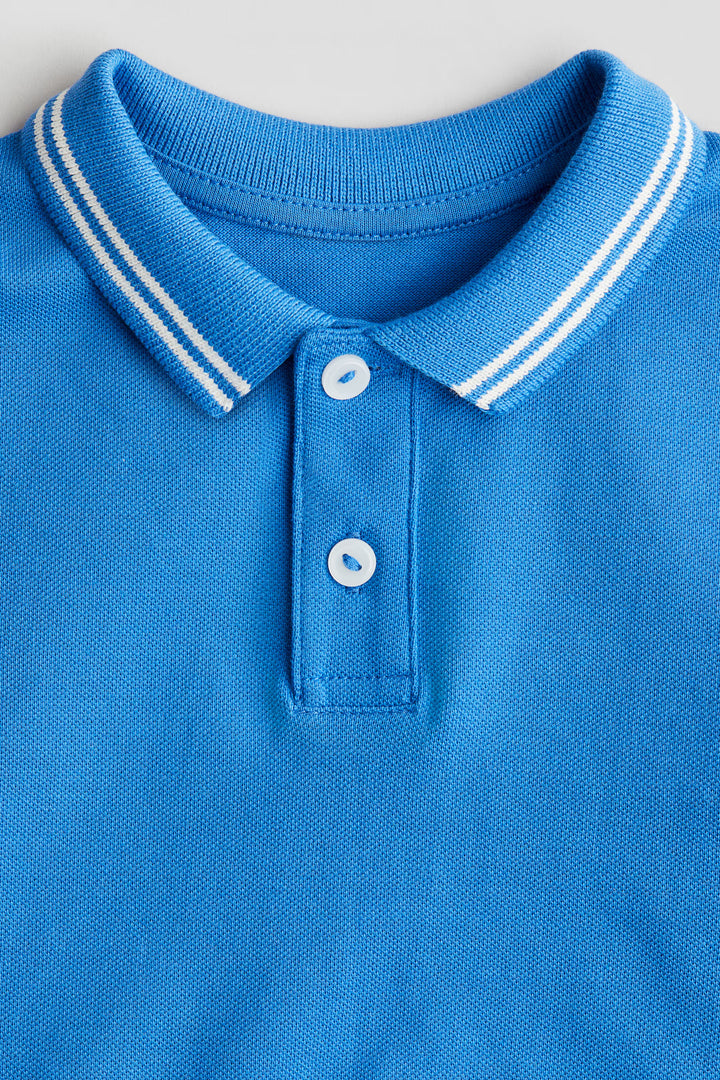 H&M Cotton Piqué Polo Shirt
