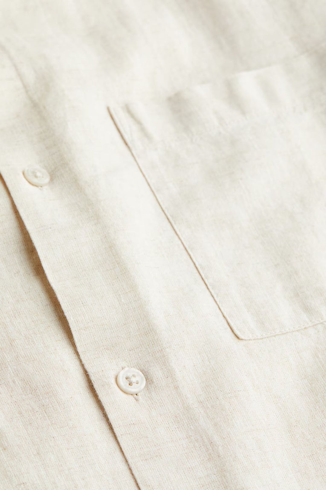 H&M Regular Fit Linen-blend Shirt