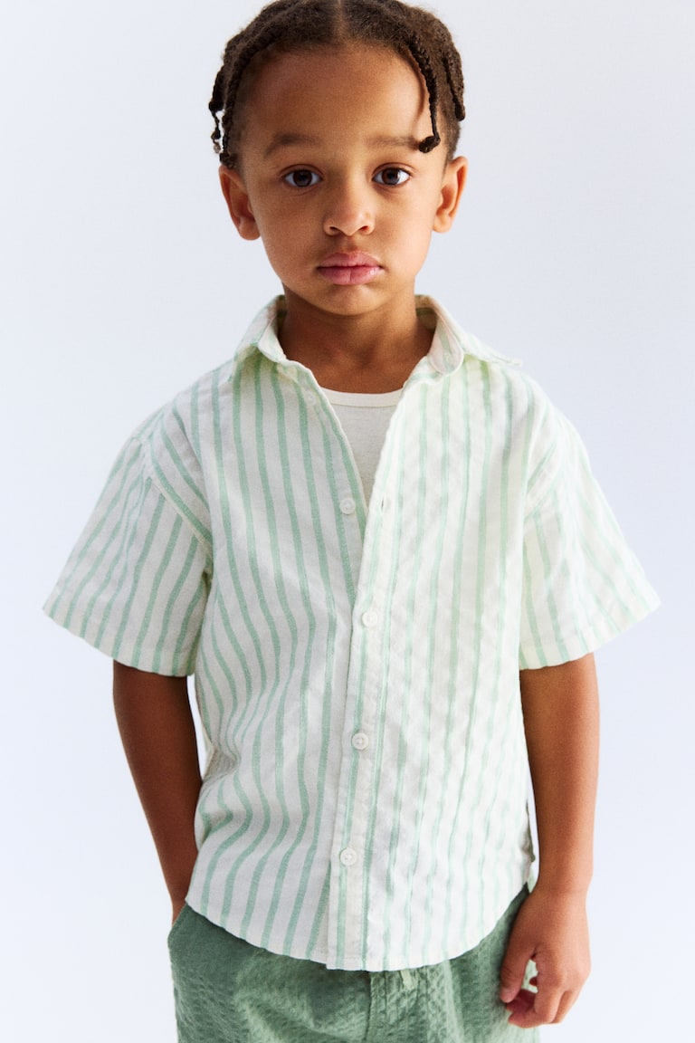 H&M Cotton Seersucker Shirt