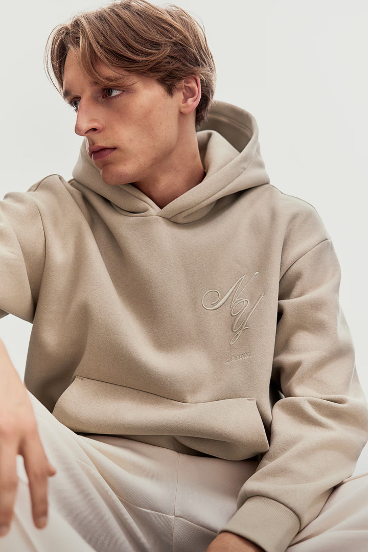 H&M Loose-Fit Printed Hoodie