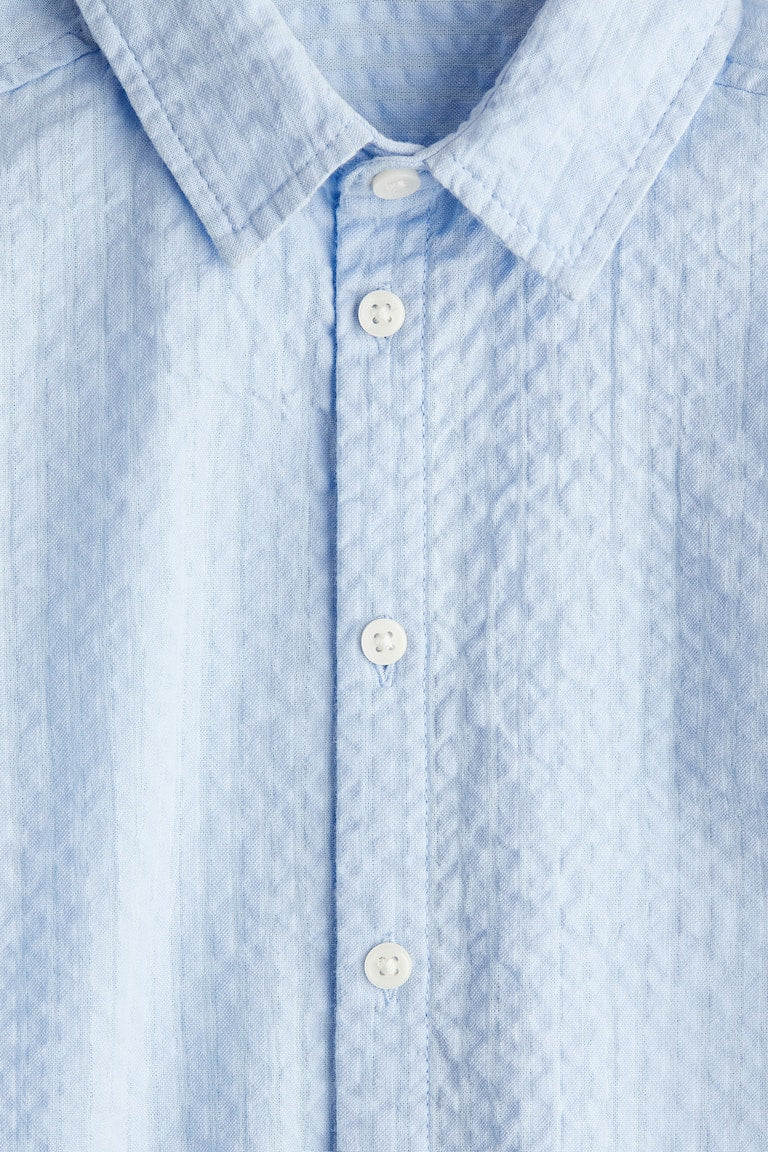 H&M Cotton Seersucker Shirt