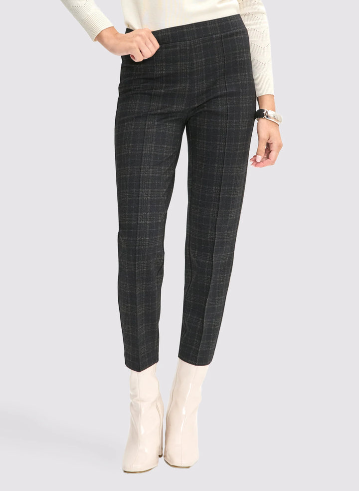 LAURA Sofia Plaid Print Pants - Short