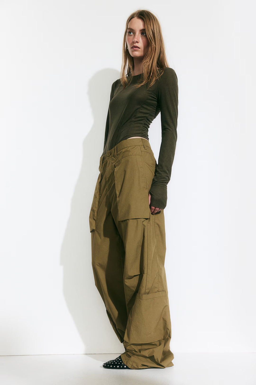H&M Cotton Cargo Pants