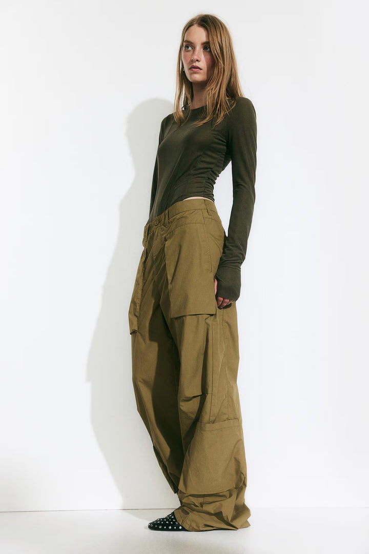 H&M Cotton Cargo Pants