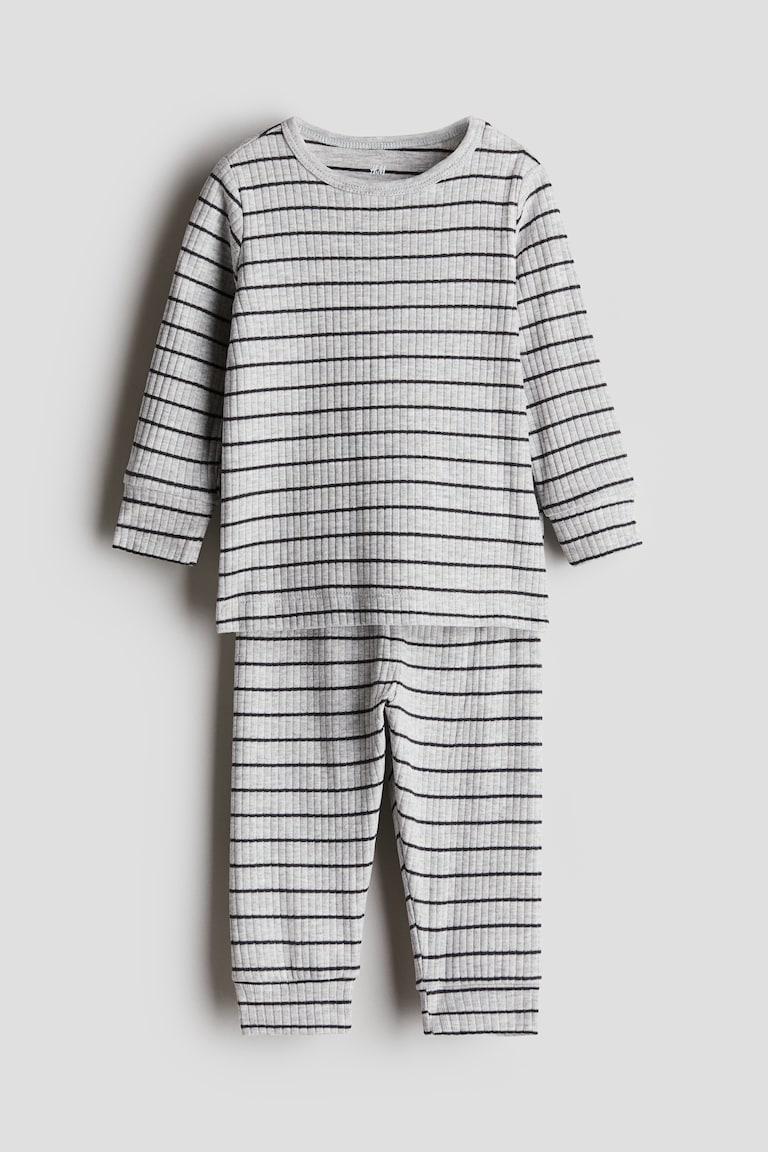 H&M Ribbed Cotton Set