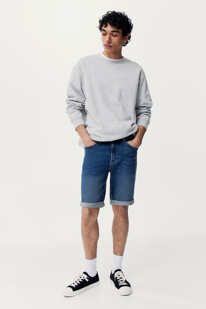 H&M Slim Denim Shorts