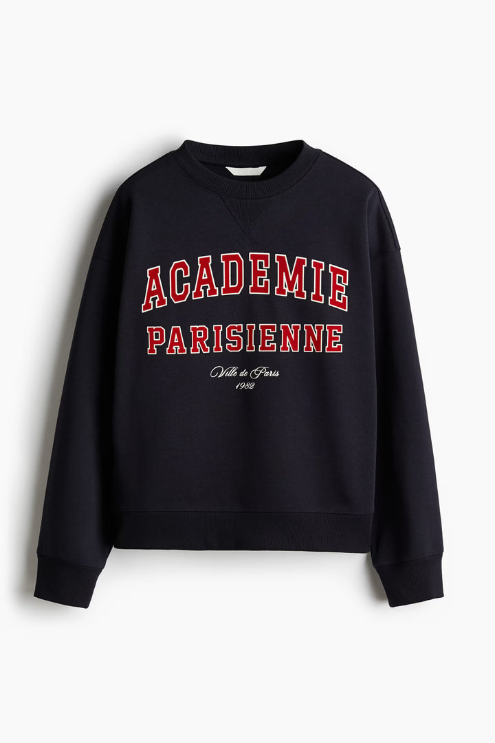 H&M Sweatshirt with Text Motif