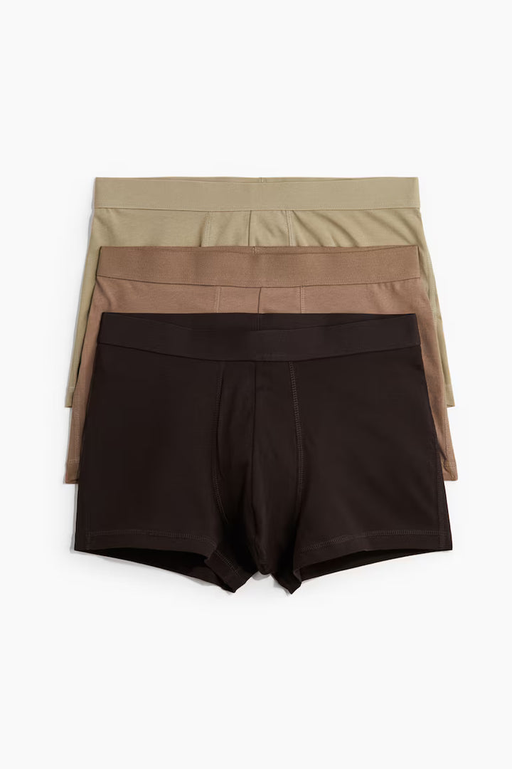 H&M 3-pack Short Boxer Briefs with Lycra®