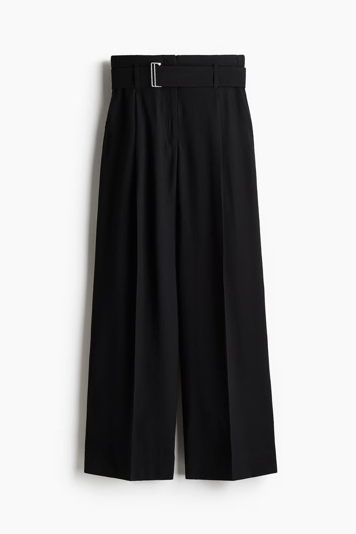 H&M Wide Pants with Belt