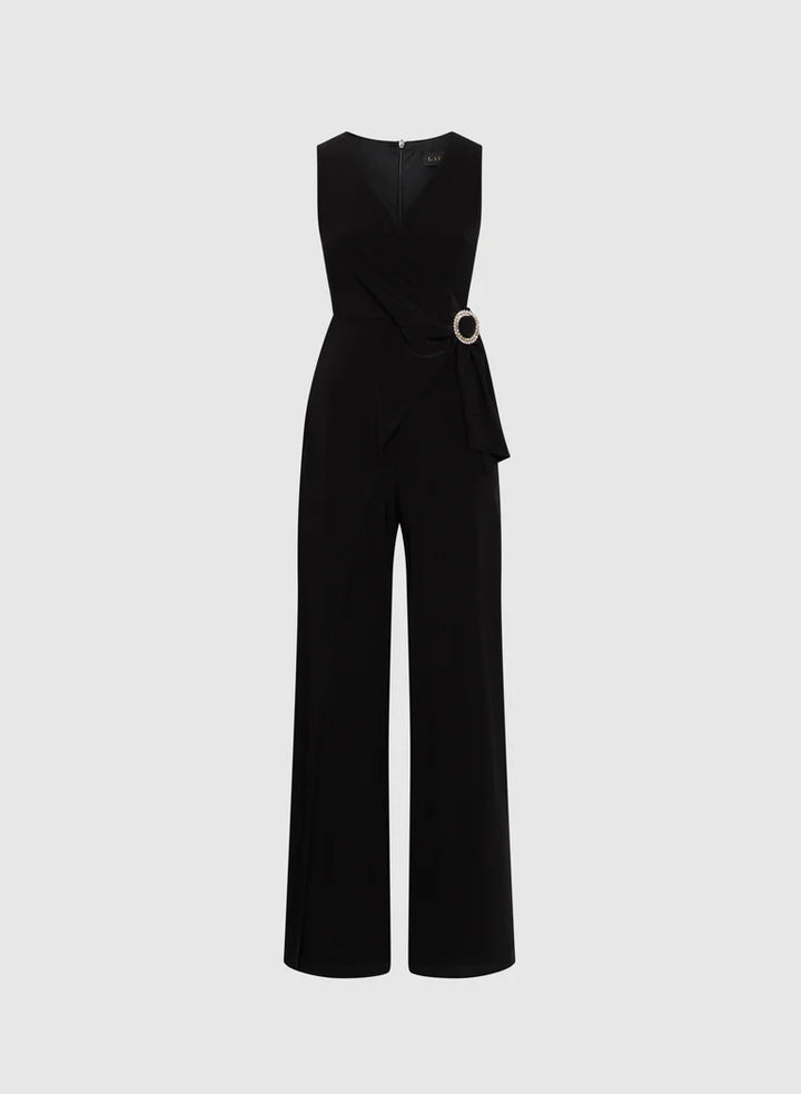 LAURA Embellished Wide-Leg Jumpsuit