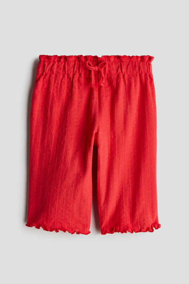H&M Textured Cotton Pants