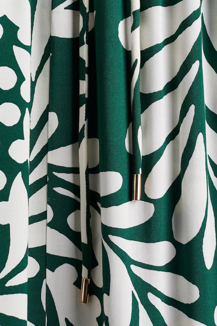 H&M Long Puff-Sleeved Dress