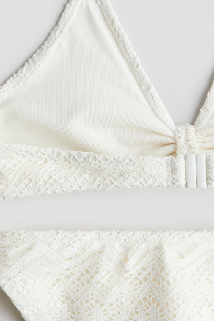 H&M 3-Piece Crochet-Look Swim Set