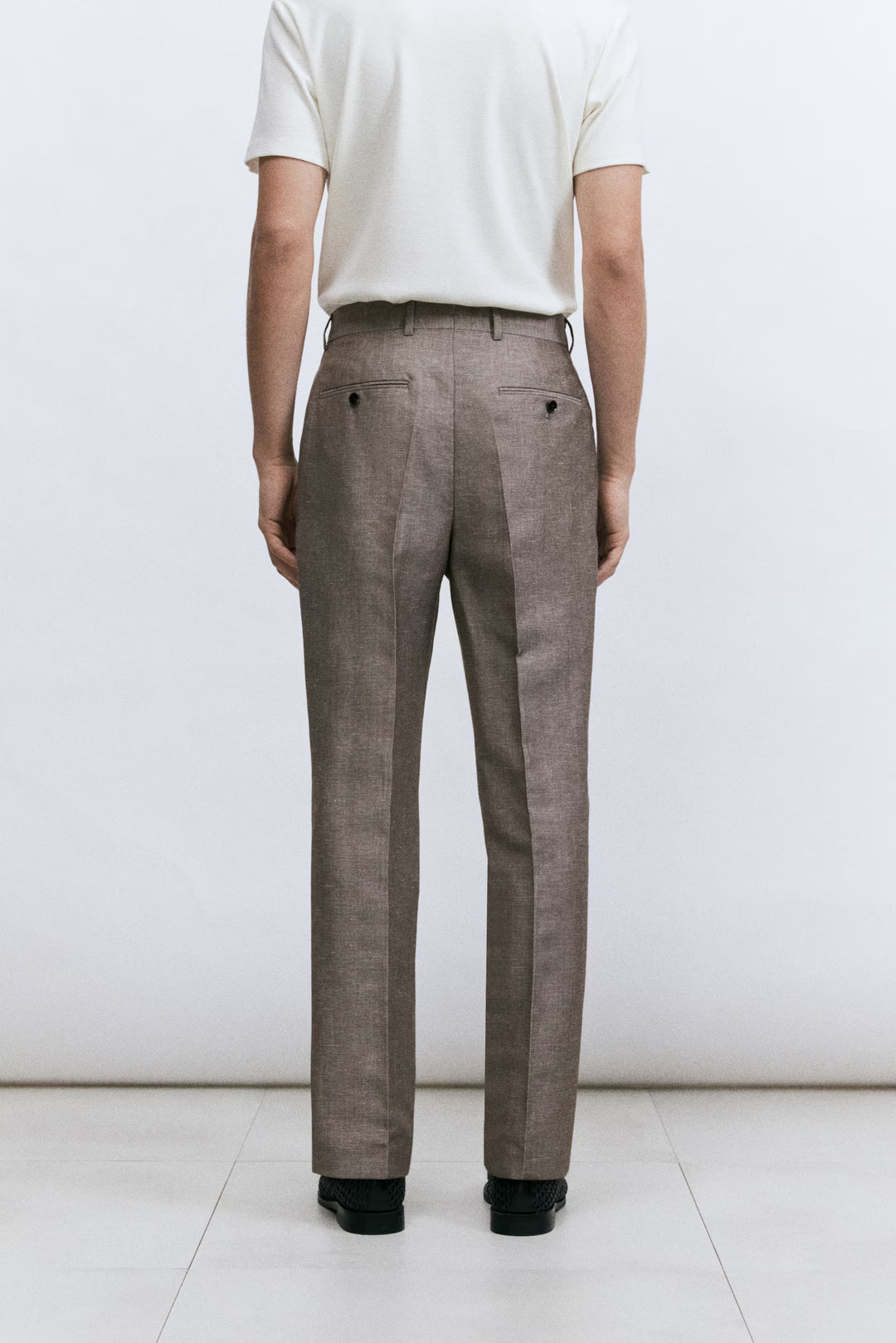 H&M Slim Fit Wool-Blend Suit Pants