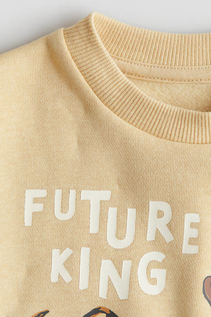 H&M Sweatshirt with Printed Motif