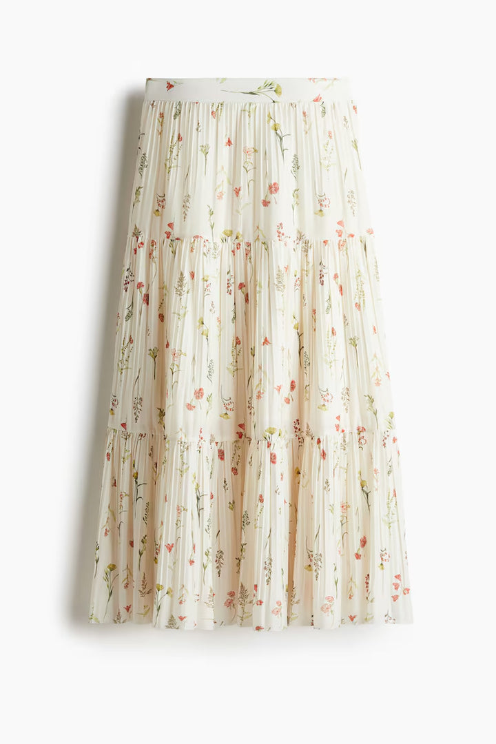 H&M PLEATED MAXI SKIRT