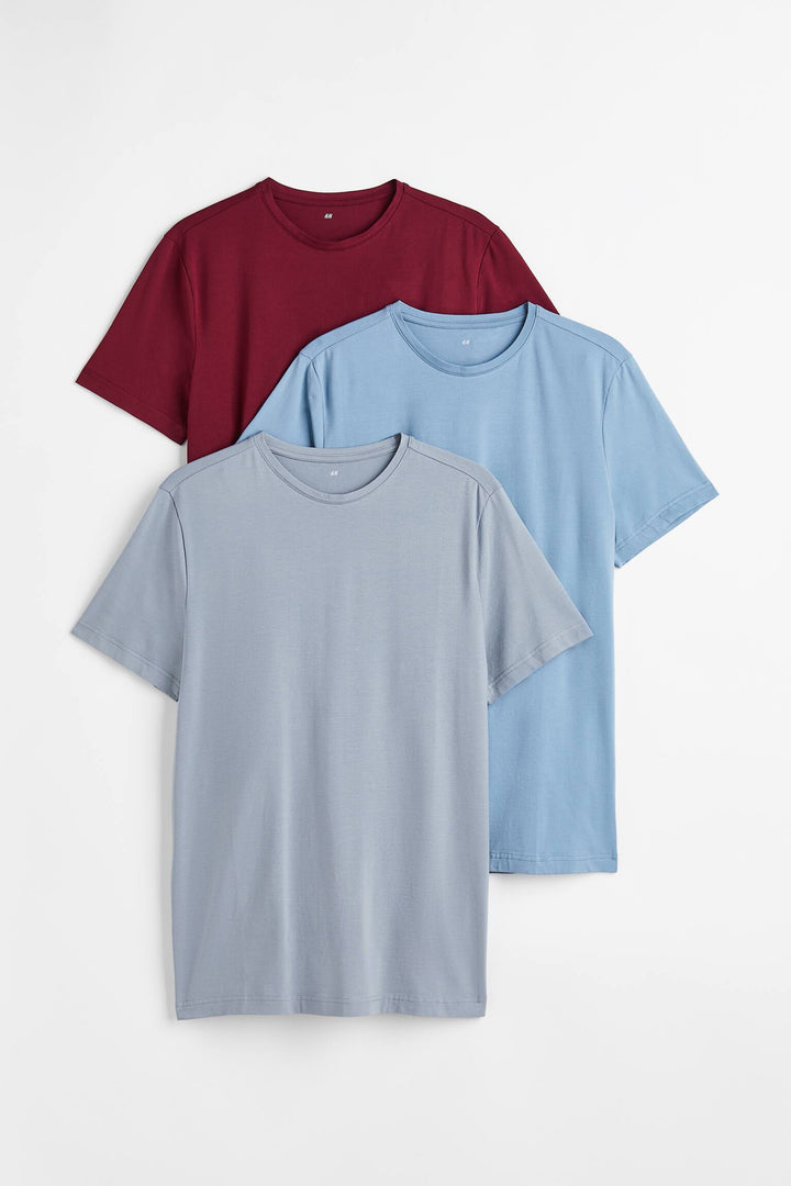 H&M 3-pack Slim Fit T-shirts