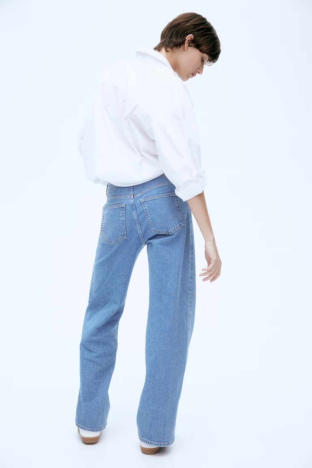 H&M Harper High Rise Wide Leg Jeans