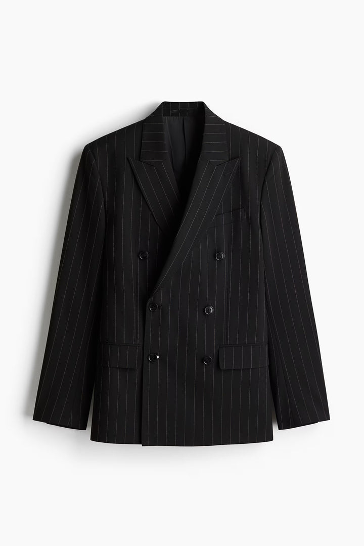 H&M Regular Fit Double-Breasted Blazer