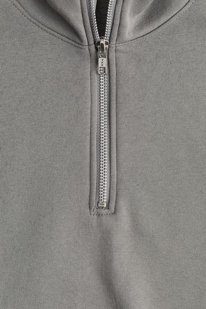 H&M HALF-ZIP SWEATSHIRT