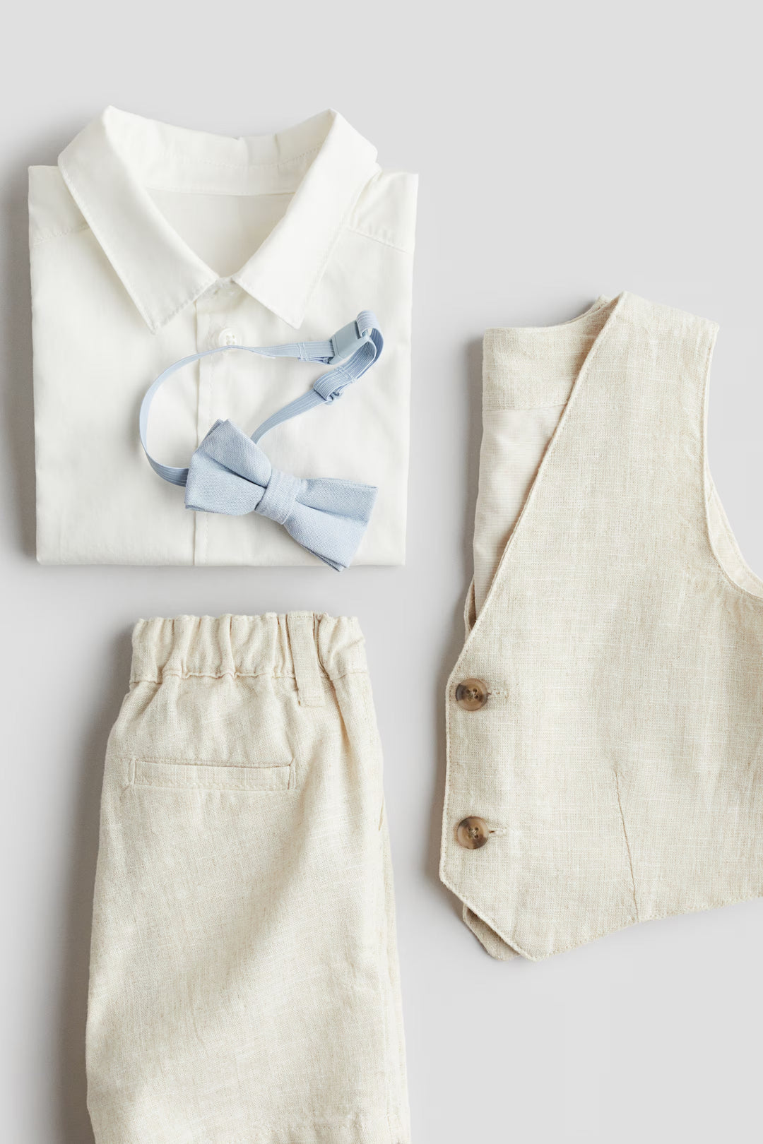 H&M 4-Piece Linen-Blend Dressy Set