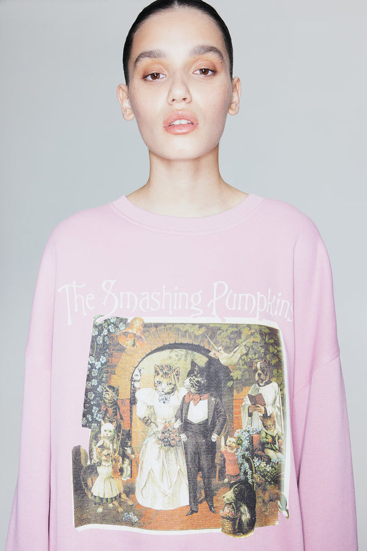 H&M Oversized Printed Sweatshirt