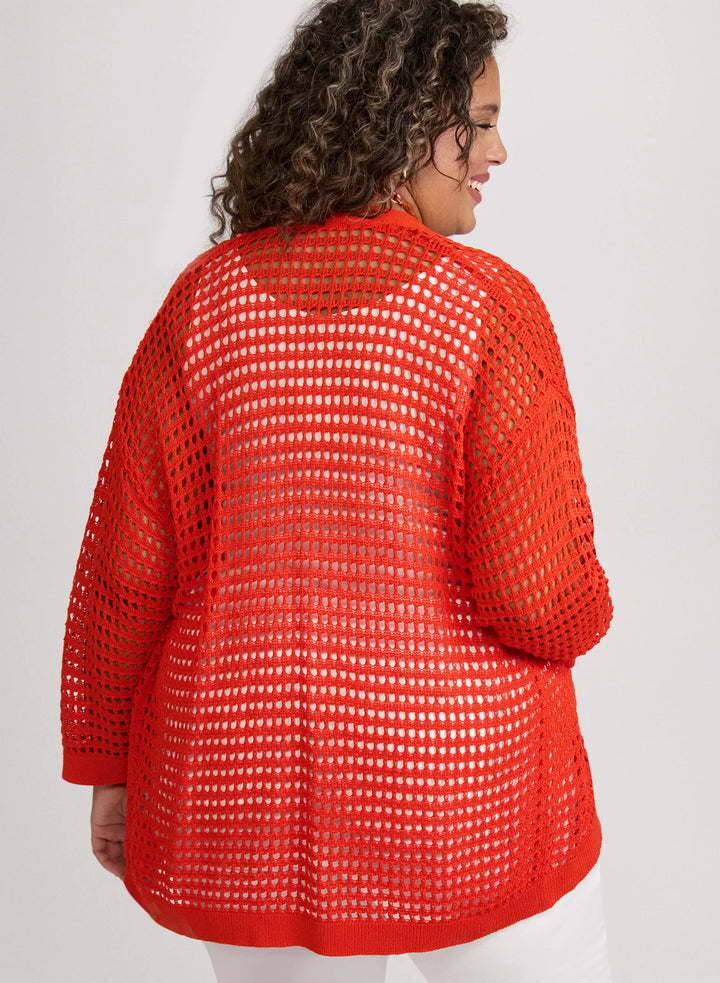 LAURA Open Knit Cardigan