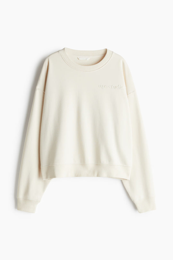 H&M Sweatshirt with Text Motif