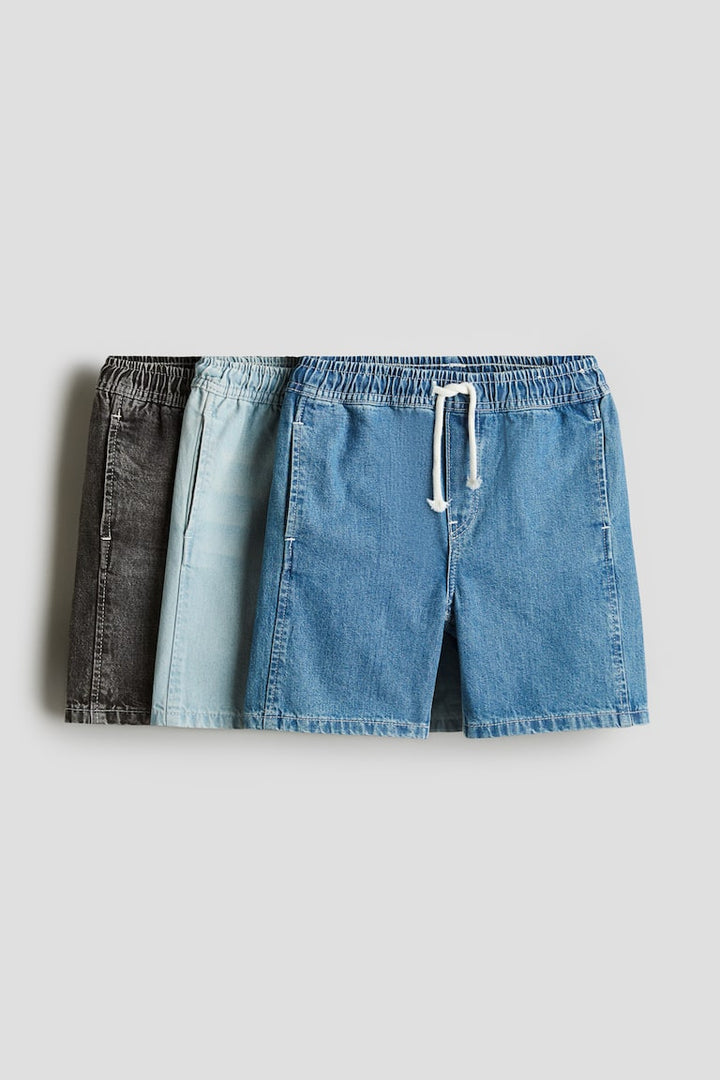 H&M 3-Pack Denim Shorts