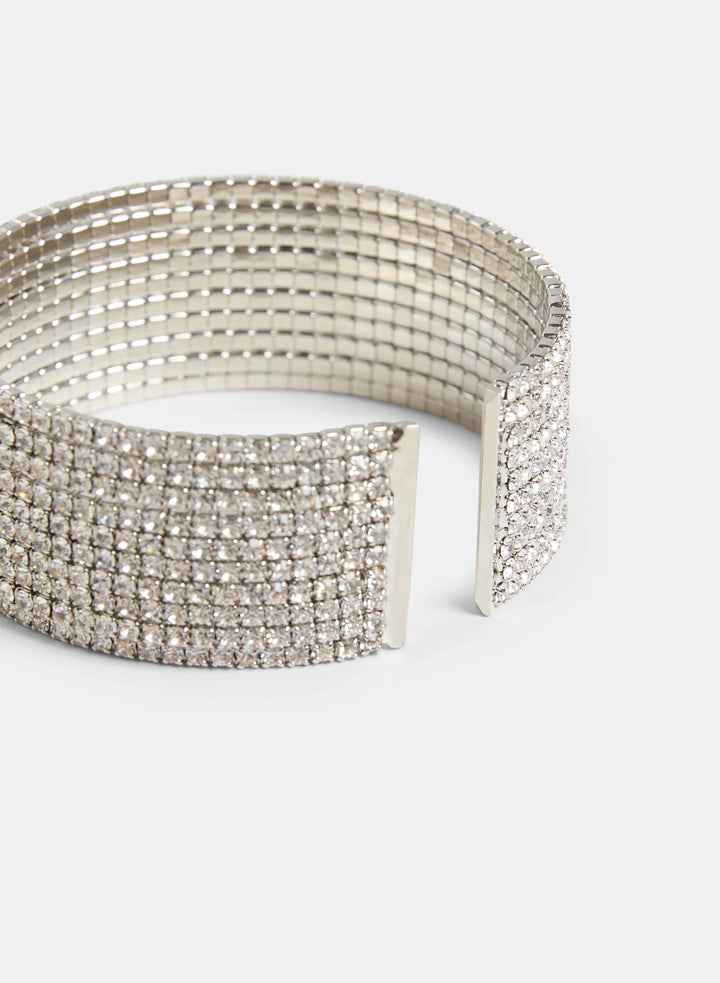 Laura Crystal Cuff Bracelet