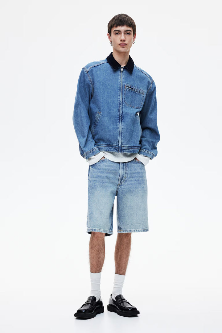 H&M Relaxed Fit Denim Shorts