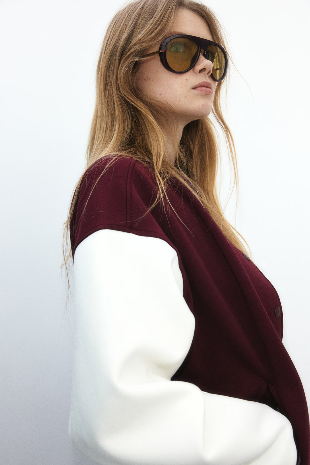 H&M Motif-Detail Baseball Jacket