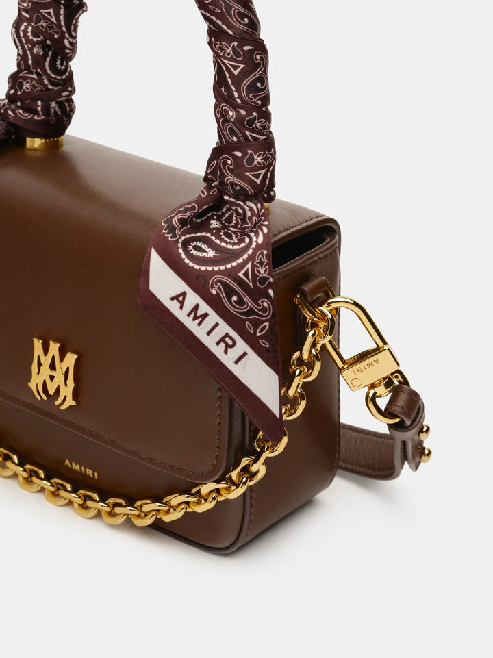 AMIRI WOMEN'S MICRO MA BAG WITH CHAIN HANDLE