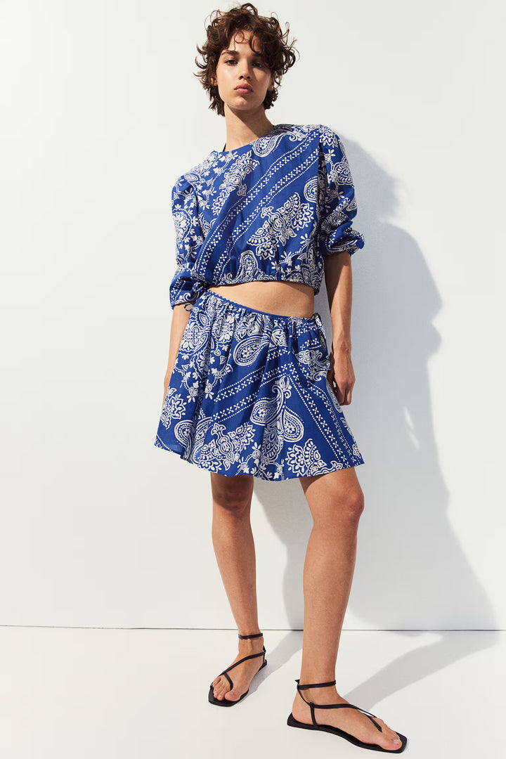 H&M Defined-shoulder Blouse
