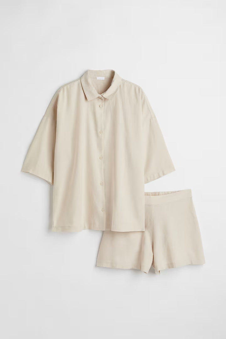 H&M Linen-blend Pajamas
