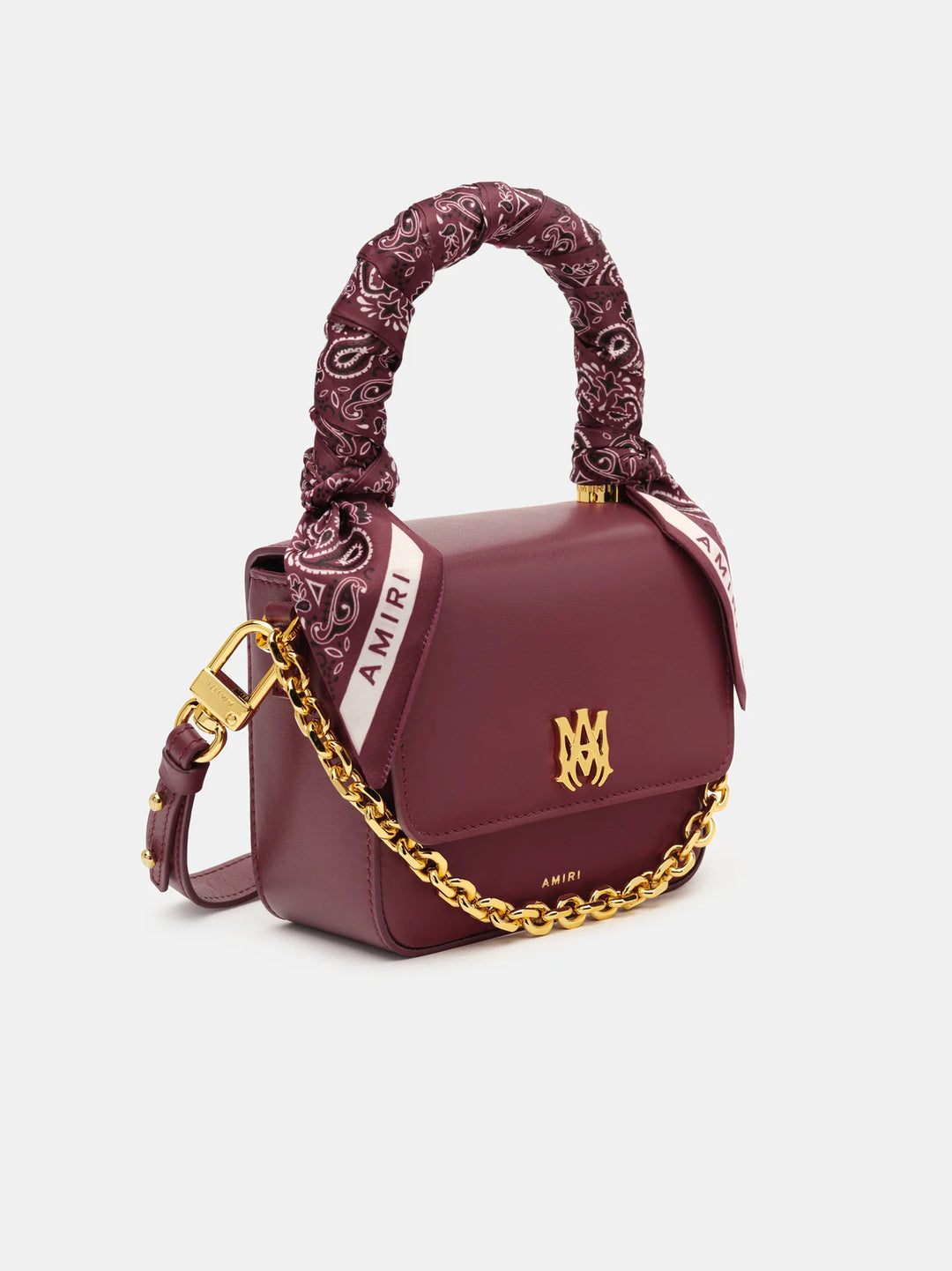 AMIRI WOMEN'S MICRO MA BAG WITH CHAIN HANDLE