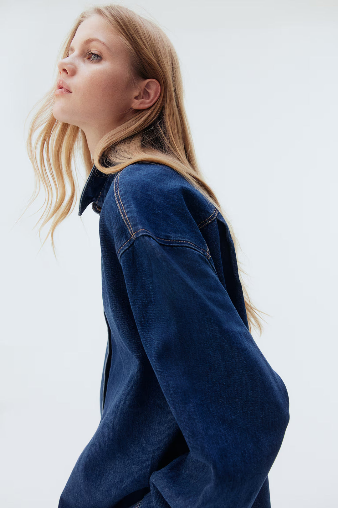 H&M Oversized Denim Shirt