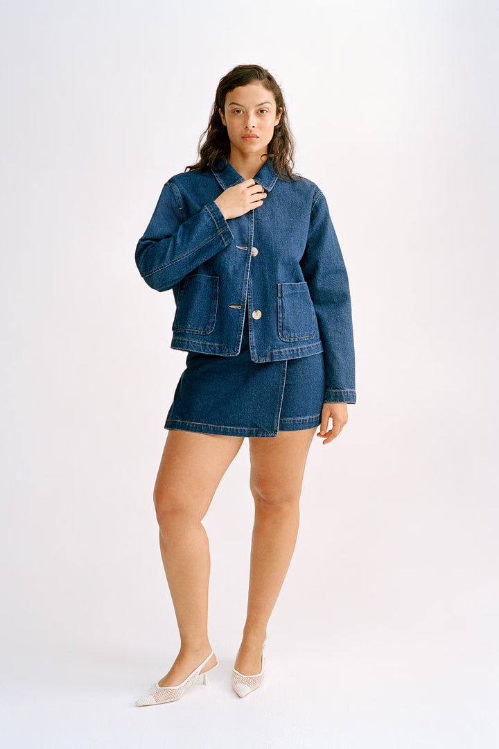 H&M Twill Jacket with Collar