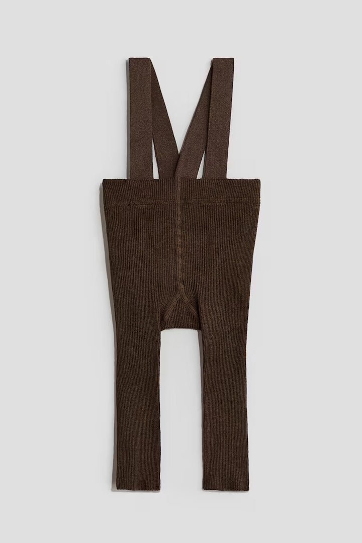 H&M Rib-Knit Leggings with Suspenders