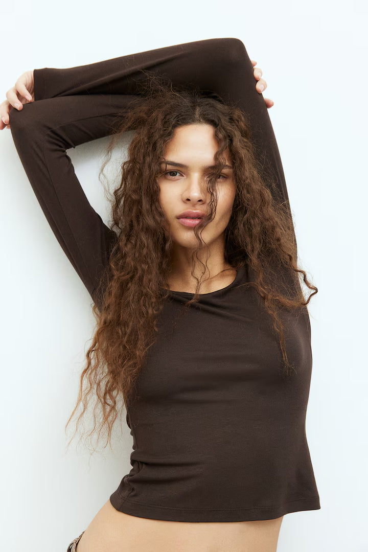 H&M RIBBED TOP