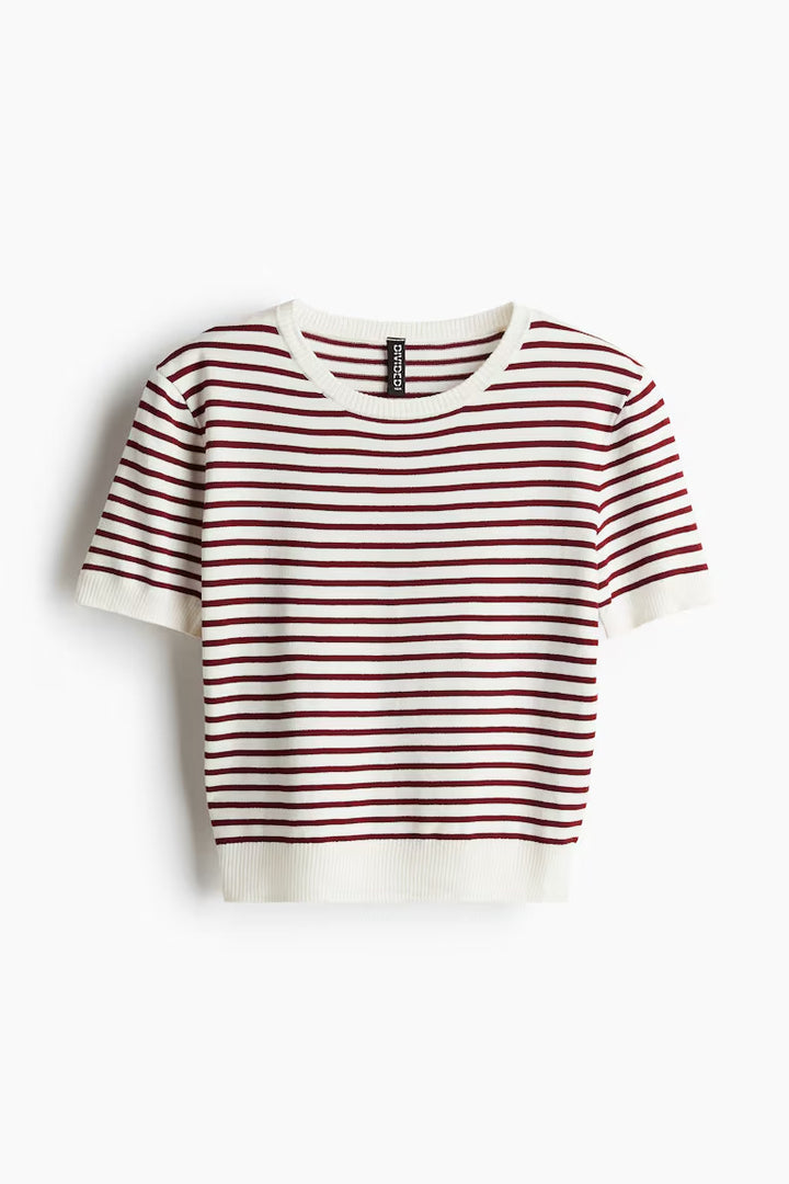 H&M  Fine-Knit T-Shirt