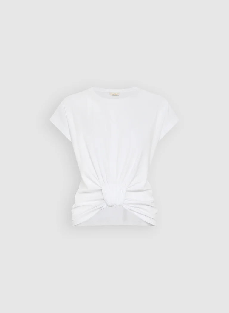 LAURA Knotted Hem T-Shirt